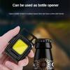 Small Led Flashlight Keychain Camping Lantern USB Rechargeable Lamp LED COB Rotation Tent Camping Lamp Outdoor Strong Light