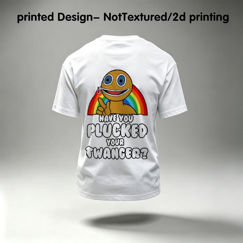 Men's 2D Funny Creative Print T-Shirt, Comfortable Breathable Casual Tee for Daily Leisure, Outdoor Activities & Commute
