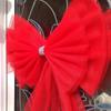 Deluxe Luxury Red Full Door Bow Christmas Bows Full Decoration Kit Ribbon Wrap