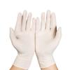 Durable White Latex Rubber Disposable Gloves - Food Grade, Wear-Resistant, Thickened for Catering and Labor Protection