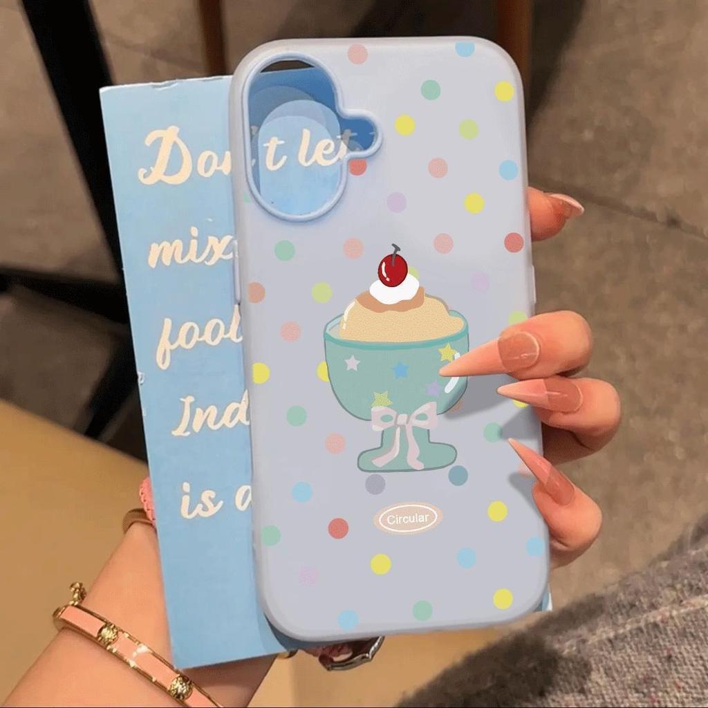 Силиконовый чехол 2-в-1 для мобильного телефона Задняя панель Простой стиль со шнурком и подставкой Креативный мультяшный для защитного чехла для мобильного телефона Apple