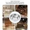 2pcs set 58mm Diameter Single Dose Filter Basket Espresso Filter Basket  Coffee Brewing