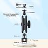 9-35mm Motorcycle Holder Handlebar Mirror Stand Car Seat Mount Bracket for GoPro Hero 12 11 9 10 Phone Action Camera Accessories