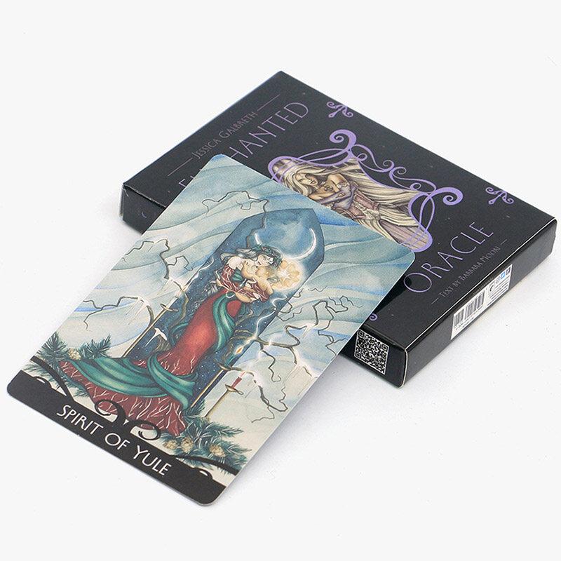 Английская версия, 36 листов, колода карт Enchanted Oracle Cards