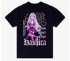 Anime Demon Slayer Kimetsu No Yaiba Mitsuri Kanroji Pink Girls Black TShirt