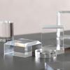 Tsukushi Science Acrylic Blocks, 50mm Diameter x 5mm Thick, 5 Pieces, Round Display Stand, Transparent, Clear Display Base, R50-5*5