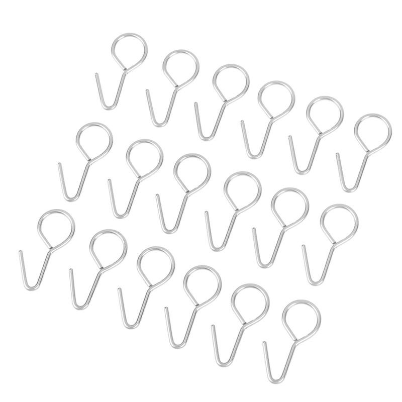 100 шт. многофункциональный крючок для крепления чехла на сиденье автомобиля S-образный крепеж для чехла сиденья
