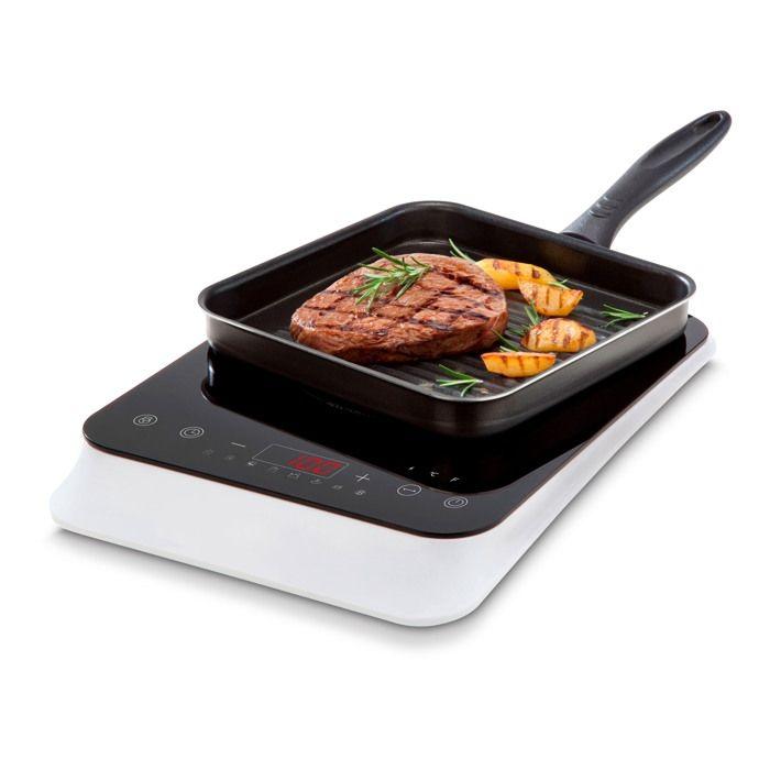 Plaque de cuisson à induction posable - MEDION - 1 feu - 2000 W - 29 x 38,5 x 6,3 cm - MD18490
