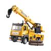 Crane Truck Friction Powered Machine Tow with Music and Lights Construction Equipment
