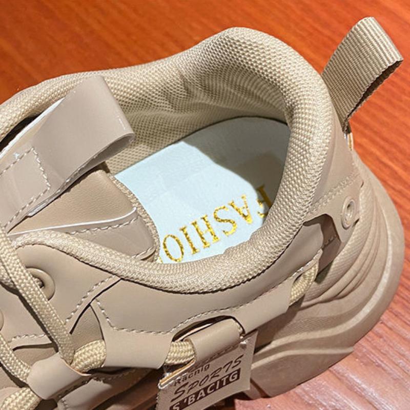 Dad Shoes Women's Spring and Autumn New Women's Shoes All-match Thick-soled White Sneakers Fashion Casual Shoes