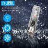 SUCCUL KOZATO Мини-брелок Мощный USB 4 цвета Ярко-красный УФ Военный Удар Стихийное бедствие Питание Аварийный Ночная рыбалка Фонарик, Размер, Ультракомпактный