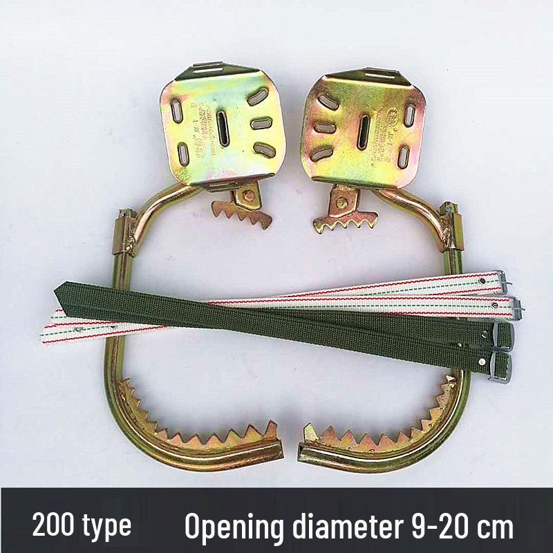 Подножки для лазания по деревьям - Прочные железные ботинки и крюки для шестов