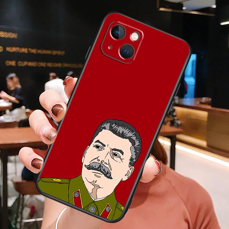 Советский Чехол для Телефона Сталин Для iPhone 16 Pro Max 15 13 12 11 14 Pro Max Plus 12 13 Mini XR 16e Funda Чехол