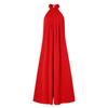 Women's High Neck Jumpsuit Sleeveless Jumpsuit Off Shoulder Wide Leg Jumpsuit