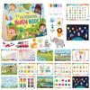 Early Education Quiet Book, Children DIY Sticker Book, Puzzle Enlightenment, Repeated Pasting, Busy Book
