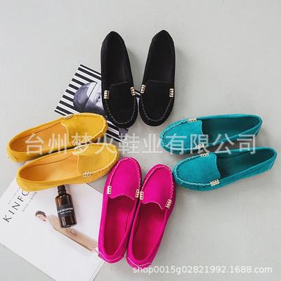 Женские осенние туфли с мелким вырезом, на плоском каблуке, одинарные туфли, женские туфли-лодочки, ленивые туфли