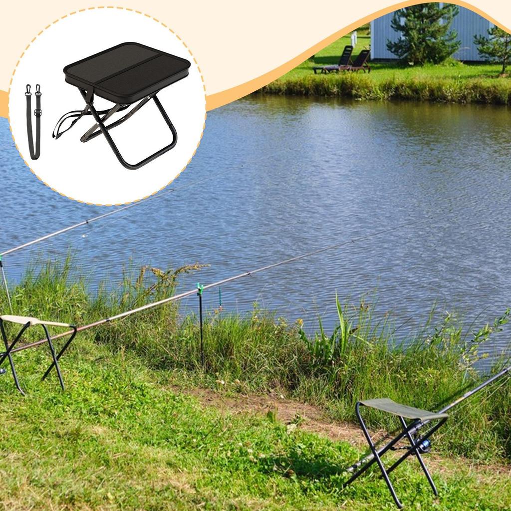 Походный стул складной рыболовный ткань Оксфорд сверхпрочный для пешего туризма на открытом воздухе