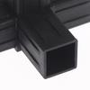 2/6/8/10/20Pcs Hexagonal 6 Through Plastic Fittings Abs Plastic Angle 22Mm Cross Square Pipe Fittings Pipe Angle Code