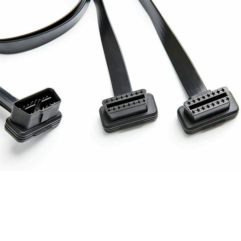 16-контактный удлинитель OBD 2 ODB II OBD2 кабель 16-контактный удлинитель с плоским разъемом OBD II диагностический удлинительный кабель