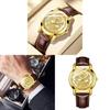Dragonthemed Mens Wristwatch With Alloy Case And Quartz Movement For Daily Use