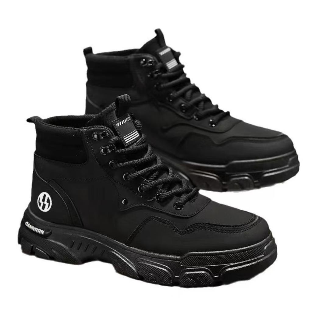 Autumn New Breathable Work Boots for Men, Anti Slip, Wear-resistant, Safety Shoes, Casual and Comfortable Sports Shoes
