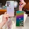 Подходит для чехла для мобильного телефона Samsung S25ultra Samsung S24 Шелковистая сторона Любовь S23 Новый хрустальный шнурок