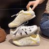 Dexun Shoes Женские 2025 Новые Летние Сетчатые Дышащие Тонкие Повседневные Спортивные Маленькие Белые Туфли На Плоской Подошве Универсальные Туфли Форрест Гамп