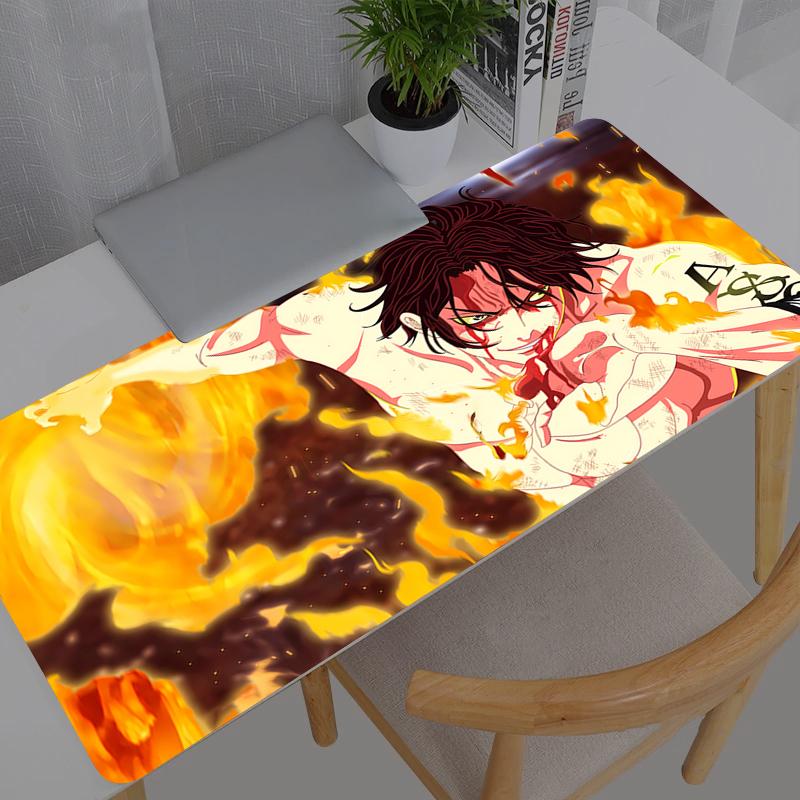 Mouse Pad Anime One Piece durable xxl Gaming Accessories Mousepad Gamer PC Completo Computer Keyboard Desk Mat Varmilo