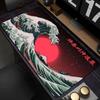 Коврик для мыши Компьютерный Коврик для мыши Japan Art Большая Волна Игровой коврик для мыши Геймерский XXL Резиновый коврик для клавиатуры Край ноутбука с фиксатором Настольный коврик x