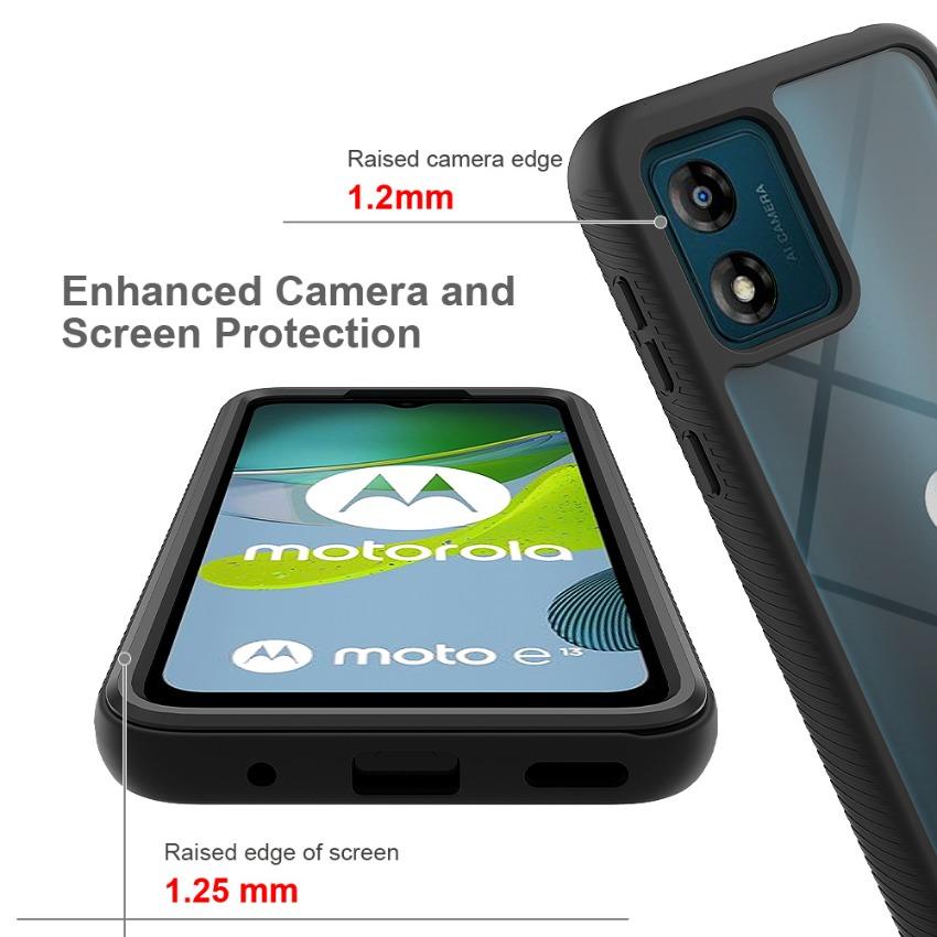 Жесткая задняя крышка Гибридный TPU/ПК Sky Case Для Motorola Moto E13 / Moto E20 Прочный бронированный Fundas Capa Двухслойный ударопрочный корпус