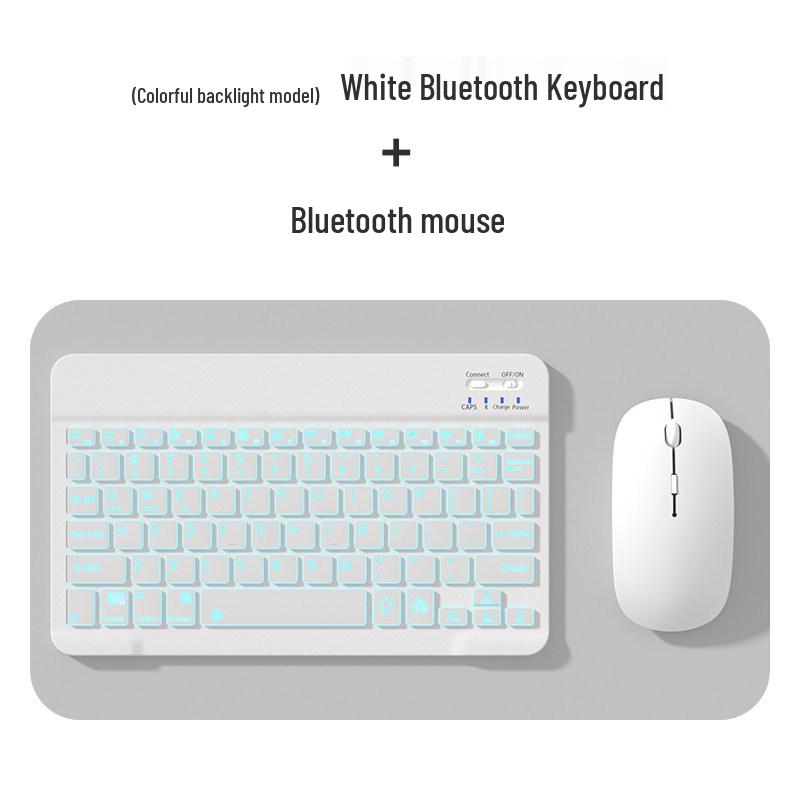 Универсальная беспроводная Bluetooth-клавиатура и мышь для планшетов, телефонов и iPad