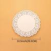 White Paper Doilies 100PCS,10.5 inch Round Lace Paper Doilies for Food,Cakes, Desserts.