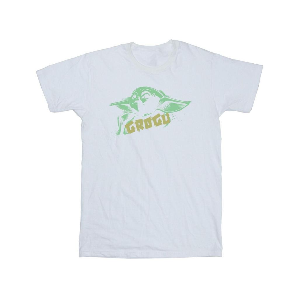 Star Wars Mens The Mandalorian Grogu The Child Splat T-Shirt