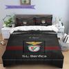 SL Benfica Pattern Bedding Quilt Set  Home Decoration  Gift (1 * duvet cover + 2 * pillowcase  without core)