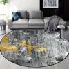 INS Round Carpet Living Room Decoraiton Abstract Luxury Style Large Room Lounge Rug Bedroom Decor Soft Fluffy Study Chair Mat
