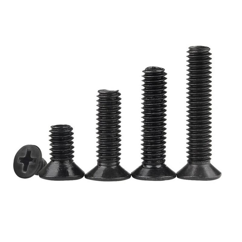 Carbon Steel Countersunk Cross Head Machine Screws
