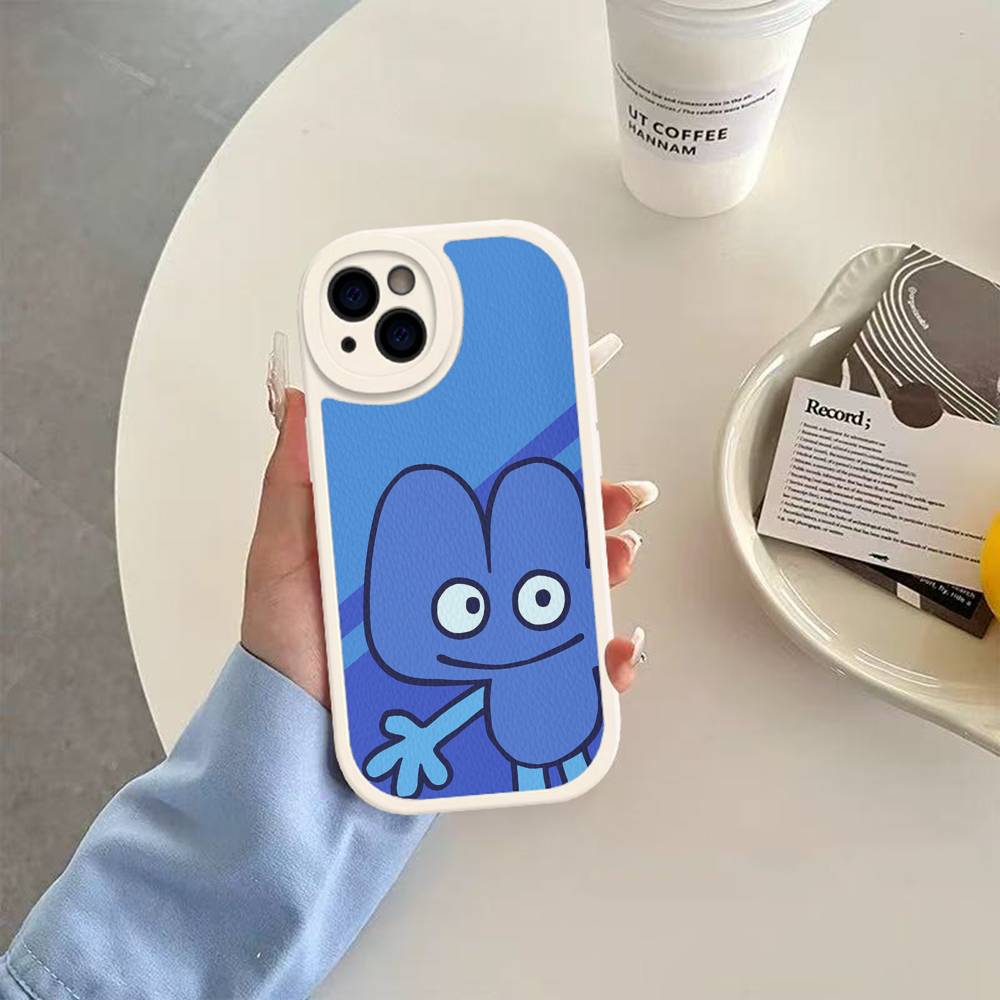B-Bfdi Battle For D-Dream Island Leather Phone Case For IPhone 16 15 14 13 12 11 Pro Max Plus Shockproof Cover
