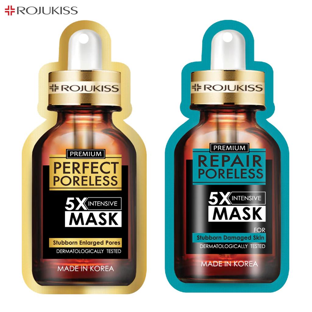 Rojukiss Акне/Укрепляющая/Красная сыворотка/Глута/HYA/Омега/Идеальная/Восстанавливающая/Белая/Цинковая интенсивная маска без пор 5X 25 мл - Thai Skincare