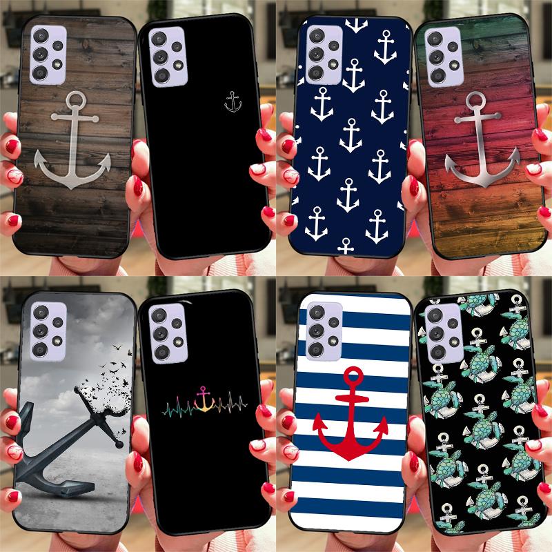 Чехол-якорь для лодки для Samsung A54 A34 A24 A14 A51 A71 A12 A22 A32 A52 A72 A73 A33 A53 A13 Задняя крышка