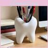 Креативный держатель для ручек в виде зуба из смолы для организации ванной комнаты