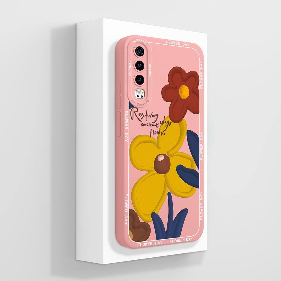 Стильный чехол для Huawei P30 Pro Lite Конфетная задняя крышка для Huawei P 30 Lite Полная защита От падений Жидкий силикон Мягкие чехлы