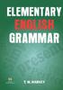 Книга Elementary English Grammar by T.W.Harvey - Hardback