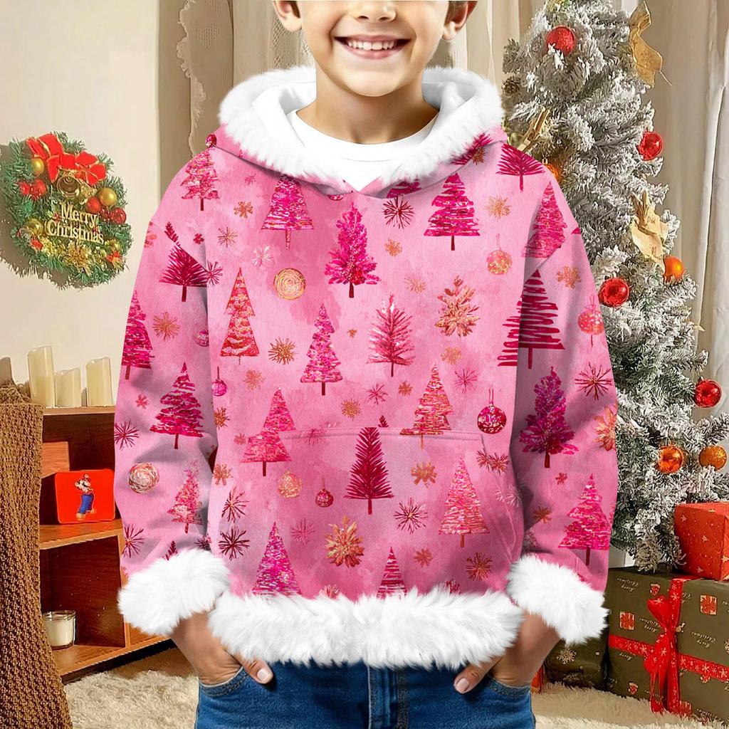 Children's Sweatshirt Girls Boys Long Sleeve Lightweight Casual Hoodie Loose Comfortable Sweatshirt