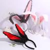 Lady Headband Chic Anti-slip Headgear Lady Headband Soft Touch Rabbit Ear Headband Rabbit Ear Headband Headdress