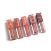Pudaier Lip Gloss Nude Makeup Matte Matte Velvet Liquid Lipstick с антипригарным покрытием, пятицветная глазурь для губ