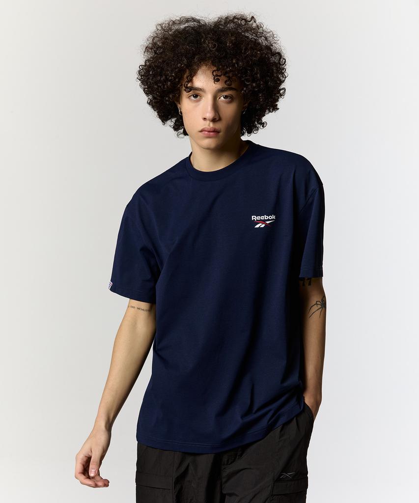 Reebok Базовая футболка Fresh - Темно-синяя