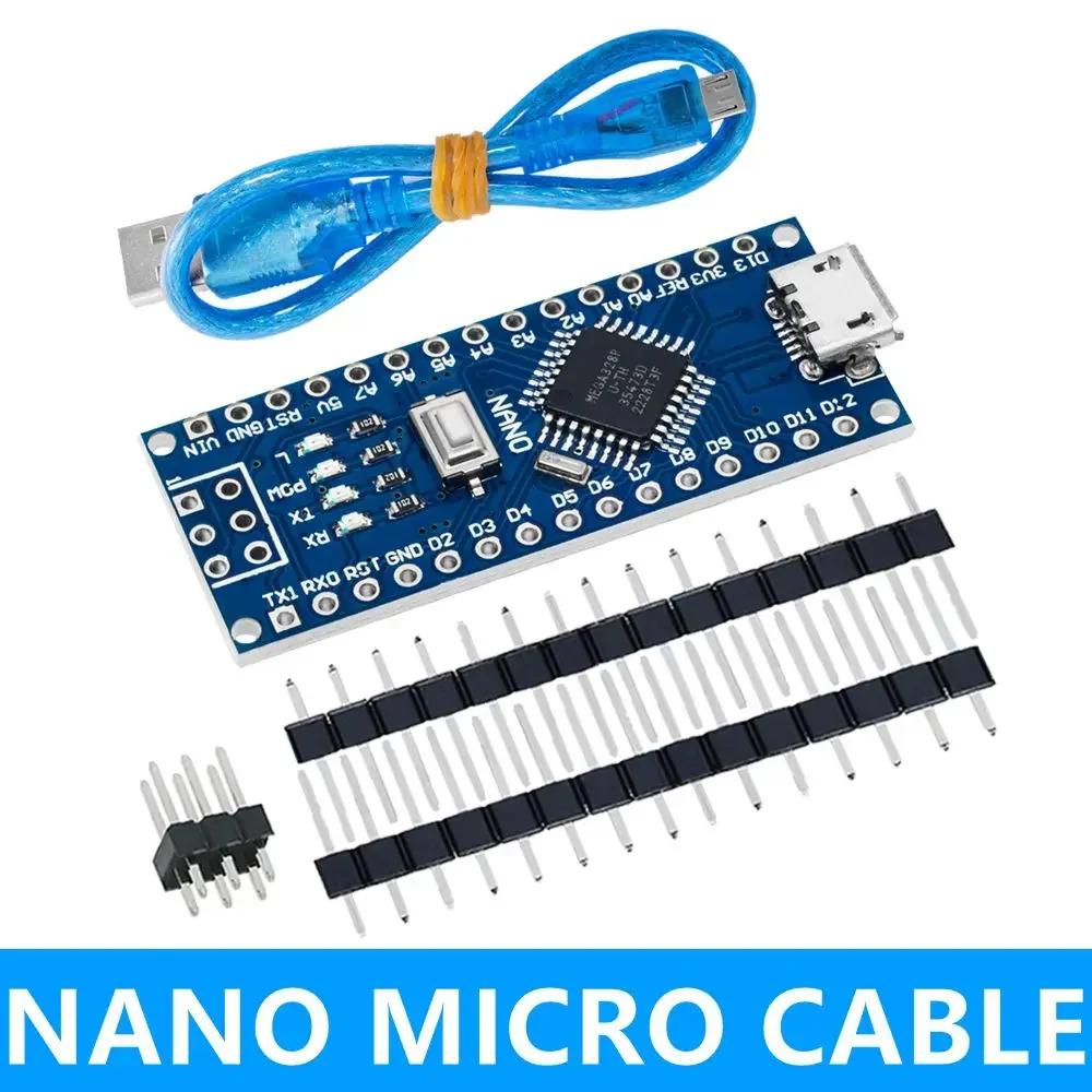 Высококачественный контроллер Nano 3.0 nano CH340 USB-драйвер ATMEGA328 ATMEGA328P nano Mini USB С загрузчиком для arduino