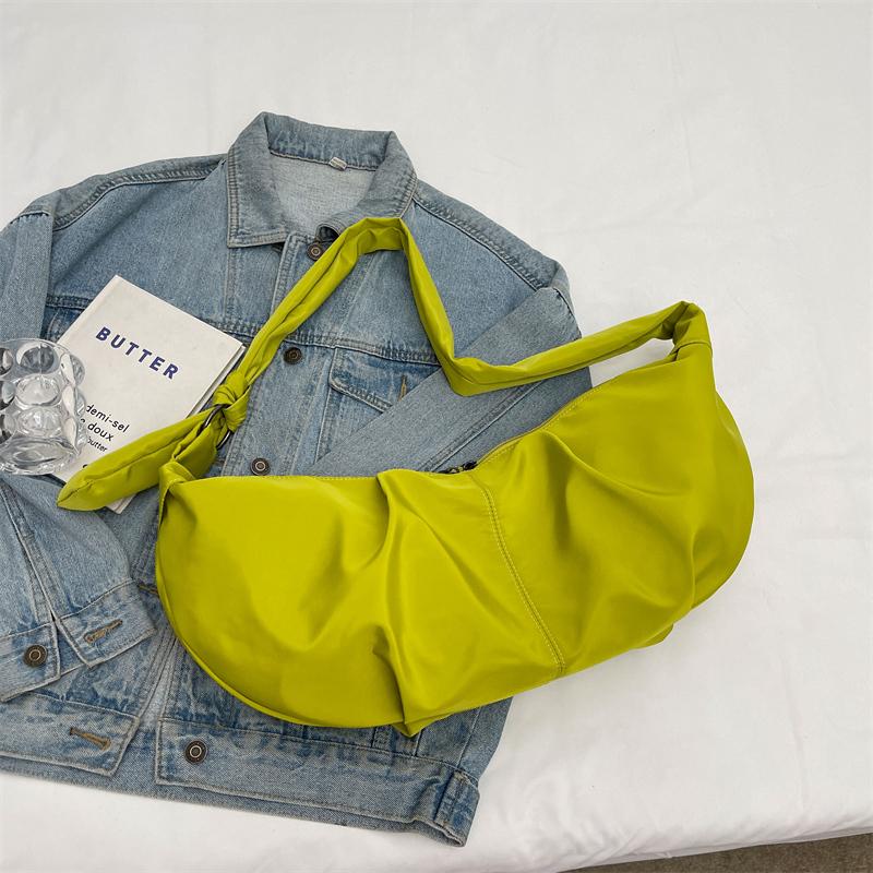 Dumpling Bag Women's Pleated Shoulder Tote Bag Commuter Crossbody Bag