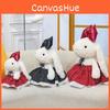 Plush Bunny Bowknot Dolls Childrens Cartoon Animals Holiday Gifts Cotton Pp