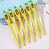10 шт. Мягкий клей в форме ананаса, вращающийся медведь, нейтральная ручка, растение, креативная ручка для подписи, канцелярские товары, офисные принадлежности